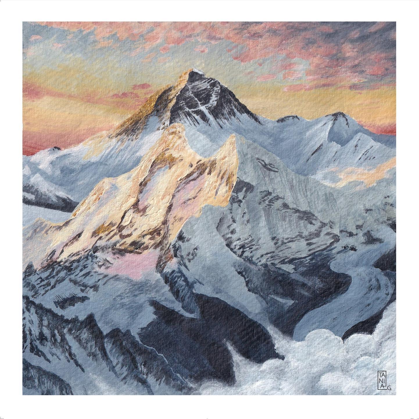 High Mountain Sunset